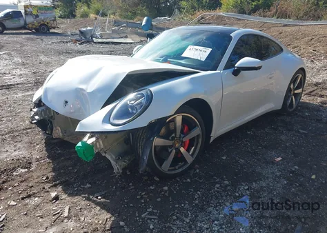 2020 Porsche 911 Carrera 4S/Carrera S из США, поврежденный, VIN WP0AB2A95LS225692